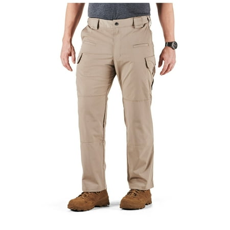 UPC: 0888579051254 | 5.11 Work Gear Men s Stryke Pants Adjustable Waistband Stretchable Flex-Tac Fabric Stone 32W x 32L Style 74369