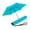 Aqua, variant on US.050 Adult Windproof Pocket Size Manual Rain Umbrella, Carrying Case, Black, 1