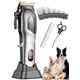 thumbnail image 1 of El kit de aseo para perros significa acero inoxidable inalámbrico y silencioso, 1 of 8