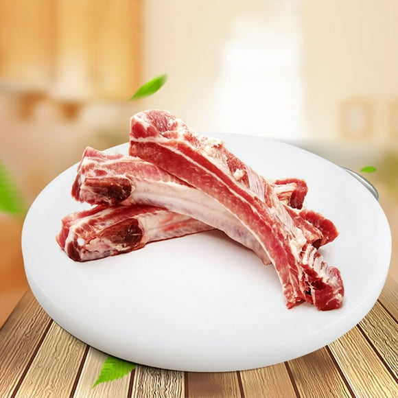CTIRCHIU Round Butcher Block Countertop Stain Resistant PE Cutting Board 1Pack