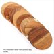 thumbnail image 5 of 26 Posavasos de Madera Sin Terminar, Redondos de 10 cm de para Manualidades, con Puntos de Silicona Antideslizantes., 5 of 6