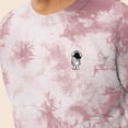 thumbnail image 5 of Dalix Astronaut Embroidered Fleece Tie Dye Wash Long Sleeve Crewneck Sweatshirt Mens in Tie Dye Pink XL X-Large, 5 of 5
