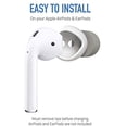thumbnail image 3 of SoftCONNECT by Comply - Soft Foam Tips - Compatible with Apple AirPods - Small (2 Pairs & Storage Pouch), 3 of 5