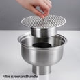 thumbnail image 2 of Industrial Stainless Steel Floor Drain Fast Drainage Circular Design Easy Maintenance DN75, 2 of 8