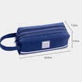 thumbnail image 2 of Étui à Stylo, Sac à Fermeture Éclair Grande Capacité Support de Papeterie Durable, 2 of 5