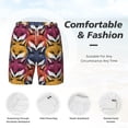 thumbnail image 4 of Kdxio Fox Face Print Men'S Swim Trunks With Compression Liner 7 Inch Inseam Quick Dry Swim Shorts, 4 of 7