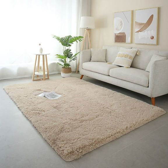 1X Carpet 80X160Cm Soft Plush Rugs Modern Indoor Shaggy Area Rug for Bedroom Living Room Home Decorative Floor Carpet Carpet