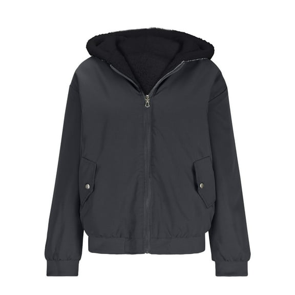 Viikei Winter Coats for Women Fashion Women Zipper Pocket Coat Long Jacket Winter Long Sleeve Down Cotton