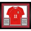 Framed Ryan Giggs Wales Men's National Team Autographed Retro Home Jersey - ICONS - Fanatics Authentic Certified