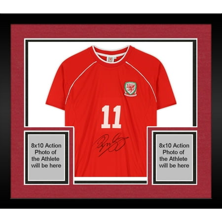Framed Ryan Giggs Wales Men's National Team Autographed Retro Home Jersey - ICONS - Fanatics Authentic Certified