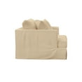 thumbnail image 2 of Oversized Chair And A Half Slipcovered, Comfortable Armchair, Washable Fabric, Living Room Accent Chair, Tan, 2 of 8