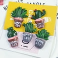 1 pcs INS Style Mini Cute Lifelike Cactus Creative Stickers