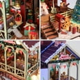 thumbnail image 6 of Miniature House Kit, Mini House Building Kit with Furniture, DIY Miniature Kit for Adults Teen, Dollhouse Kit for Birthday Christmas, Warm Christmas Lodge, 6 of 6