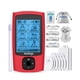 thumbnail image 1 of Estimulador muscular NURSAL TENS de 24 modos, masajeador de pulso electrónico recargable con 8 almohadillas para aliviar el dolor de espalda y hombros y fortalecer los músculos (rojo), 1 of 5