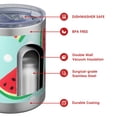 thumbnail image 4 of 12oz Tumblers Summer Watermelon Vacuum Insulated Stainless Steel Travel Tumbler Cups Mug with Lid and Straw for Beer,Coffee,Beverages with Cleaning Brush for Cold & Hot Drinks, 4 of 5