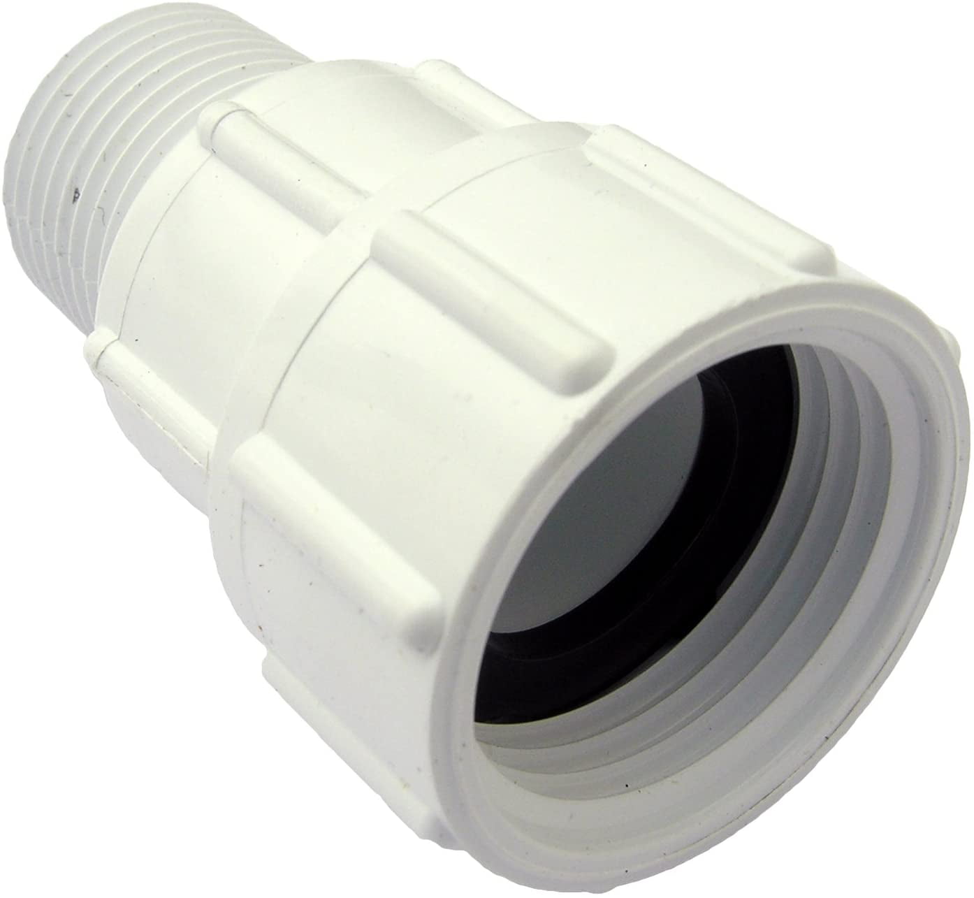 15 1629 Pvc Swivel Hose Adapter With 3 4 Inch Female Hose And 1 2 Inch Male Pipe Thread Walmart Com Walmart Com