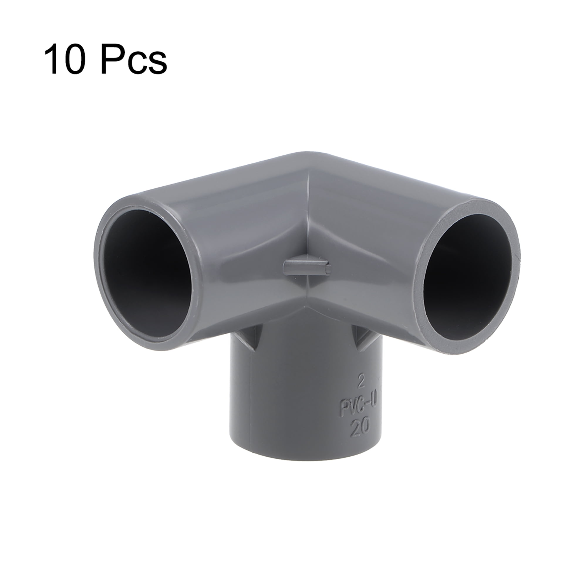 20 Pack 3/4In Tee 3 Way PVC Pipe Fittings Connector, Furniture Grade Elbow  Fitting For DIY Garden Shelf Spare Parts - AliExpress