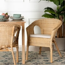 bali & pari Abbey Boho Dining Chair, Natural