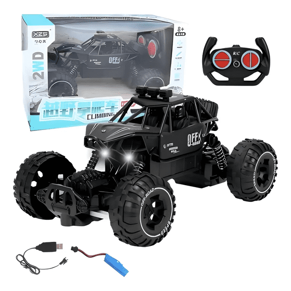 Aleación Control Remoto Coche Rc Escalada Racing Car Xtellar negro