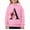 Pink, variant on Girls Hoodies Sweatshirts Fashion Hoodies for Girls Long Sleeve Hooded Kids Flower Letter Print Clothes Teens Sweatshirt Pullover Tops Pink 3-4 Years