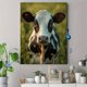 thumbnail image 4 of Qisvanset 12x16 Inch Holstein Spotted Cow Canvas Wall Art, Farm Animal Print Kitchen Green Style Home Decor, 4 of 8