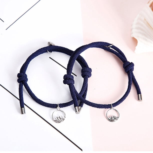 Pulseras para mujer, regalos para mujer, pulsera de succión magnética de aleación solemne, regalos para amantes, pulsera para mujer