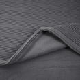 thumbnail image 3 of Serta Queen Fleece Ultra Soft Electric Throw Heated Blanket for Cold Winter Season Charcoal, 3 of 8