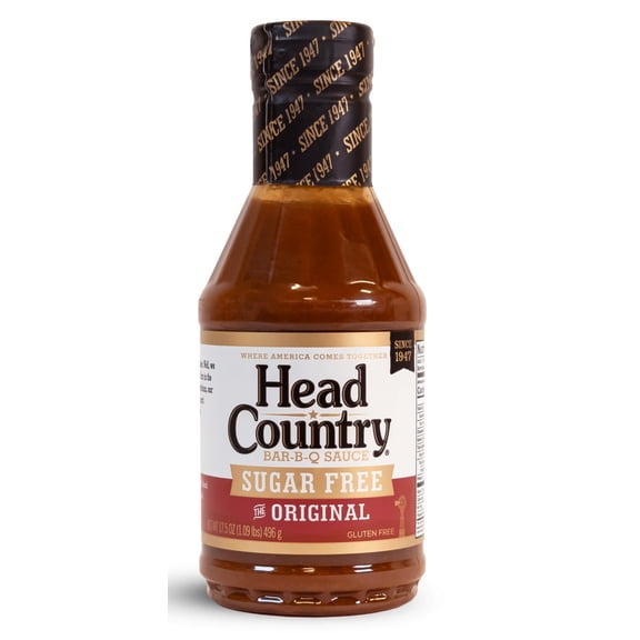 Head Country Sugar Free BBQ Sauce,  17.5 oz