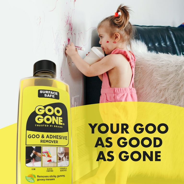 Goo Gone Adhesive Remover - 4 Ounce, Yellow