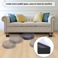 thumbnail image 3 of Set Of 4 Bed Risers Furniture Add 2 Inch Height,strong Steel Support 10000 Pounds6*6*5cm, 3 of 5