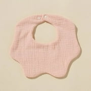 Personalized Baby Girl Accessories Newborn Baby Cotton Bib Muslin Burp Cloth Scarf For Boy New Born Baby Items Custom Name Gift Light Pink Name Customized