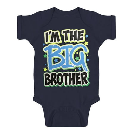 

Toddlers Big Brother Bodysuit - Navy - 6 Months