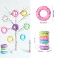 thumbnail image 3 of 1 caja de decoración navideña, macarrones, pastel, helado, donut, árbol de Navidad, accesorio para fiesta de Año Nuevo 2024, regalo para niños, 3 of 5