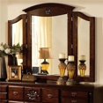 thumbnail image 1 of Tuscan II Traditional Style Tri-Fold Mirror, Glossy Dark Pine, 1 of 1