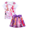 thumbnail image 1 of Nouvelle Robe de Cosplay pour Enfants Filles Impression 3D Manches Courtes Jupe Plissée avec Sac, 1 of 2