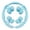 Blue, variant on BELOVING 16 Wheel Leg Massage Roller Deep Tissue Massage Tool for Physical Gym Sports Pink