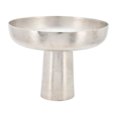 thumbnail image 4 of Sagebrook Home Metal, 11" Bowl with Stand, Silver, 4 of 8