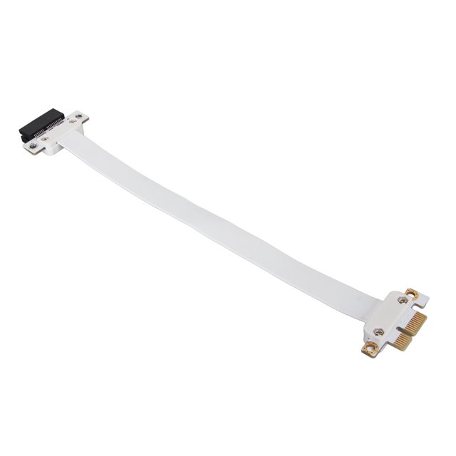 Cable de extensión PCIE Flexible de alta velocidad PCI Express 3,0 1X Cable elevador PCIE 1X extensor adaptador puente para tarjeta de red