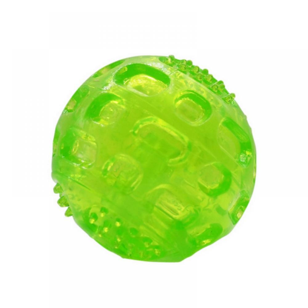 Clearance! 3.0 Inch Durable Pet Dog Balls Toys Rubber Squeak Dog Ball