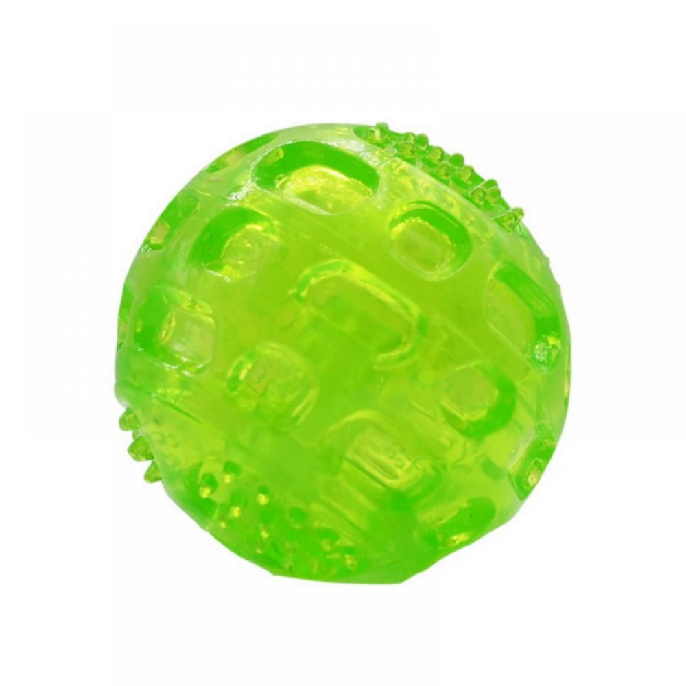 Clearance! 3.0 Inch Durable Pet Dog Balls Toys Rubber Squeak Dog Ball
