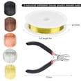 thumbnail image 2 of FEIGO 5PCS Assorted Color Copper Jewelry Beading Wire with Cutting Pliers, 2 of 9