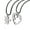 1 pair, variant on YIEMEEN Delicate Heart Puzzle Pendant Necklaces for Couples Stylish Neckchain Jewelry