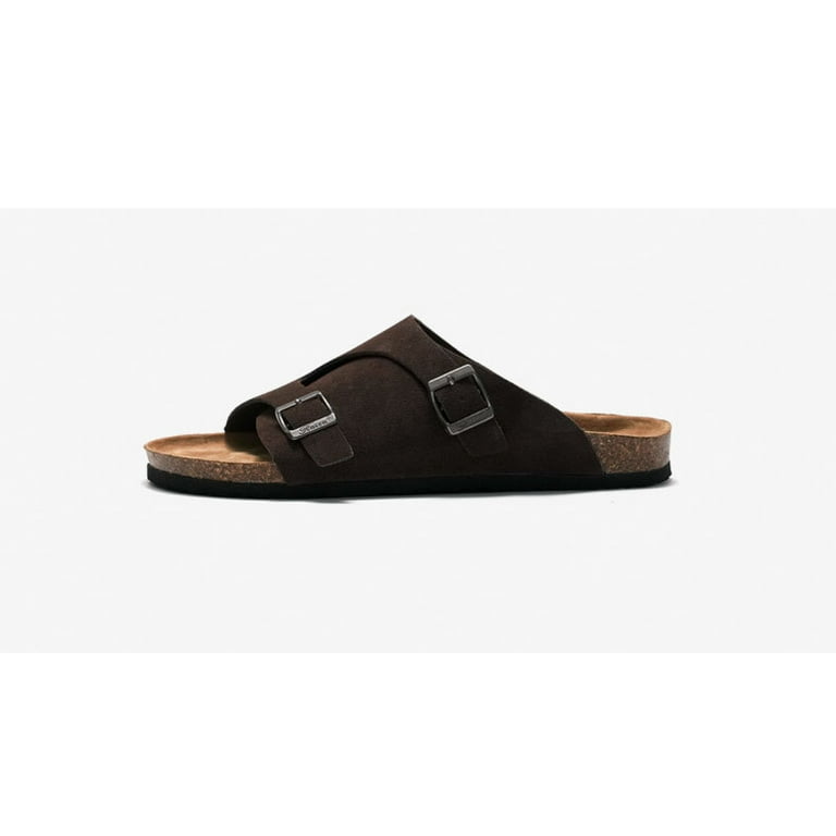 YAZI Women s Men s Lane Cork Footbed Sandal with Comfort