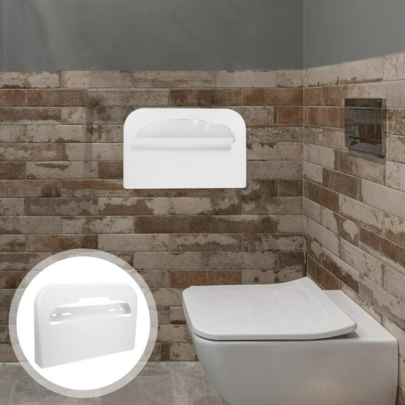Hytrove Toilet Seat Cover Dispenser Plastic Wall Mount Modern Minimalist Homeowners Families 1Set