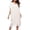 Beige A2, variant on Women Versatile Crewneck White Knee High Beach Dress Summer Daily Wear