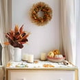 thumbnail image 2 of Thanksgiving Pumpkin Table Runner-Cotton Linen- 108 Inch Holiday Dresser Scarves, Fall Eucalyptus Gold Orange White Tablerunner for Kitchen Coffee/Dining Bedroom Living Room Dinner Scarf Décor 13x108, 2 of 7