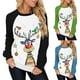 thumbnail image 3 of Sudaderas casuales para mujer Pullover Tops Camisas de manga larga XBTCLXEBCO T XL,Azul, 3 of 4