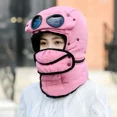 thumbnail image 2 of Gorro térmico grueso y cálido para invierno, resistente al viento, para ciclismo, con gafas y máscara., 2 of 6