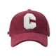 thumbnail image 1 of Gorra de béisbol elegante Sonducket para mujer de pana ajustable color Vino rojo, 1 of 6