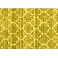 thumbnail image 1 of Ahgly Company Indoor Rectangle Trellis Yellow Modern Area Rugs, 2' x 3', 1 of 4